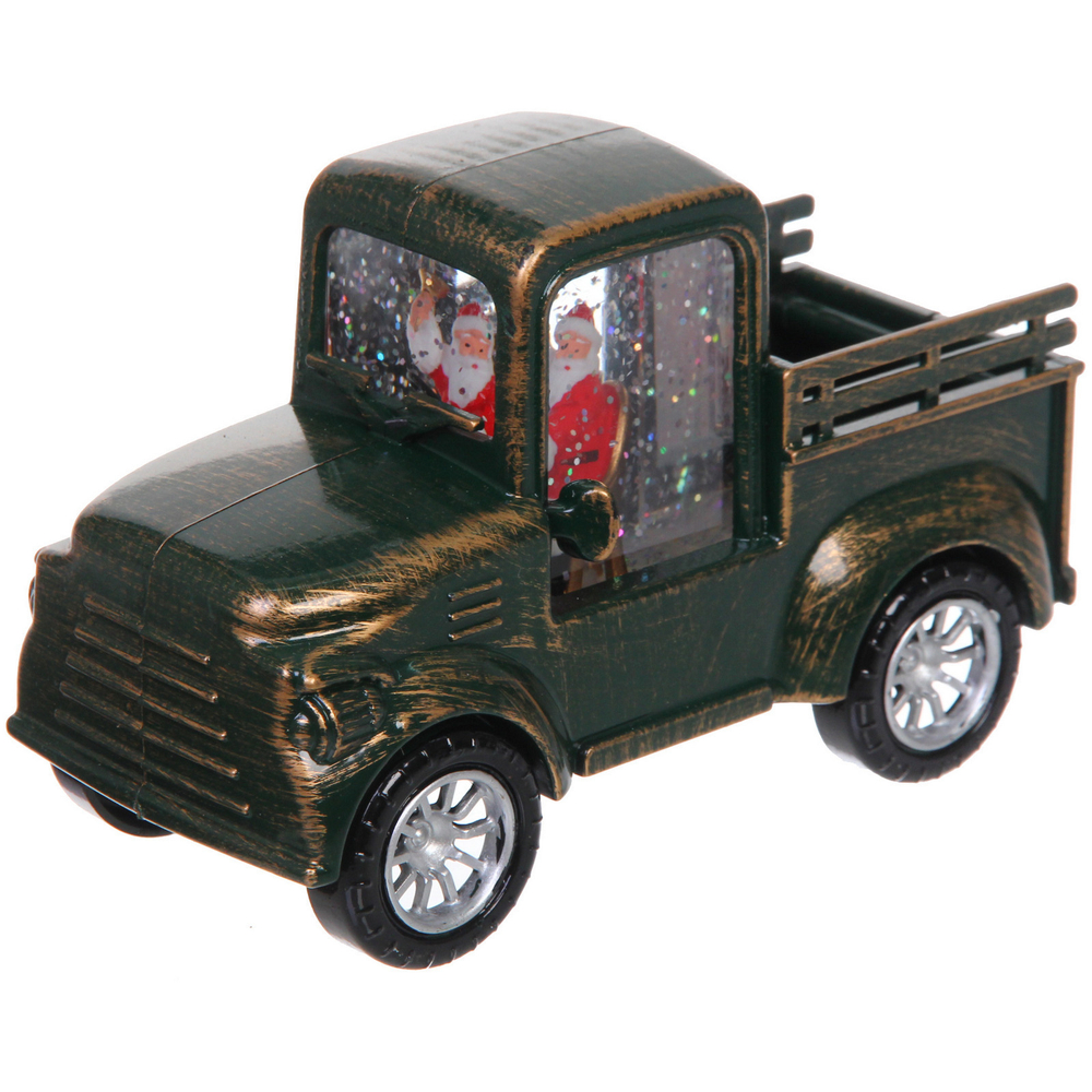 Сувенир с подсветкой «Сказочная машина» 15,5*7*9,5 см, Зелёный