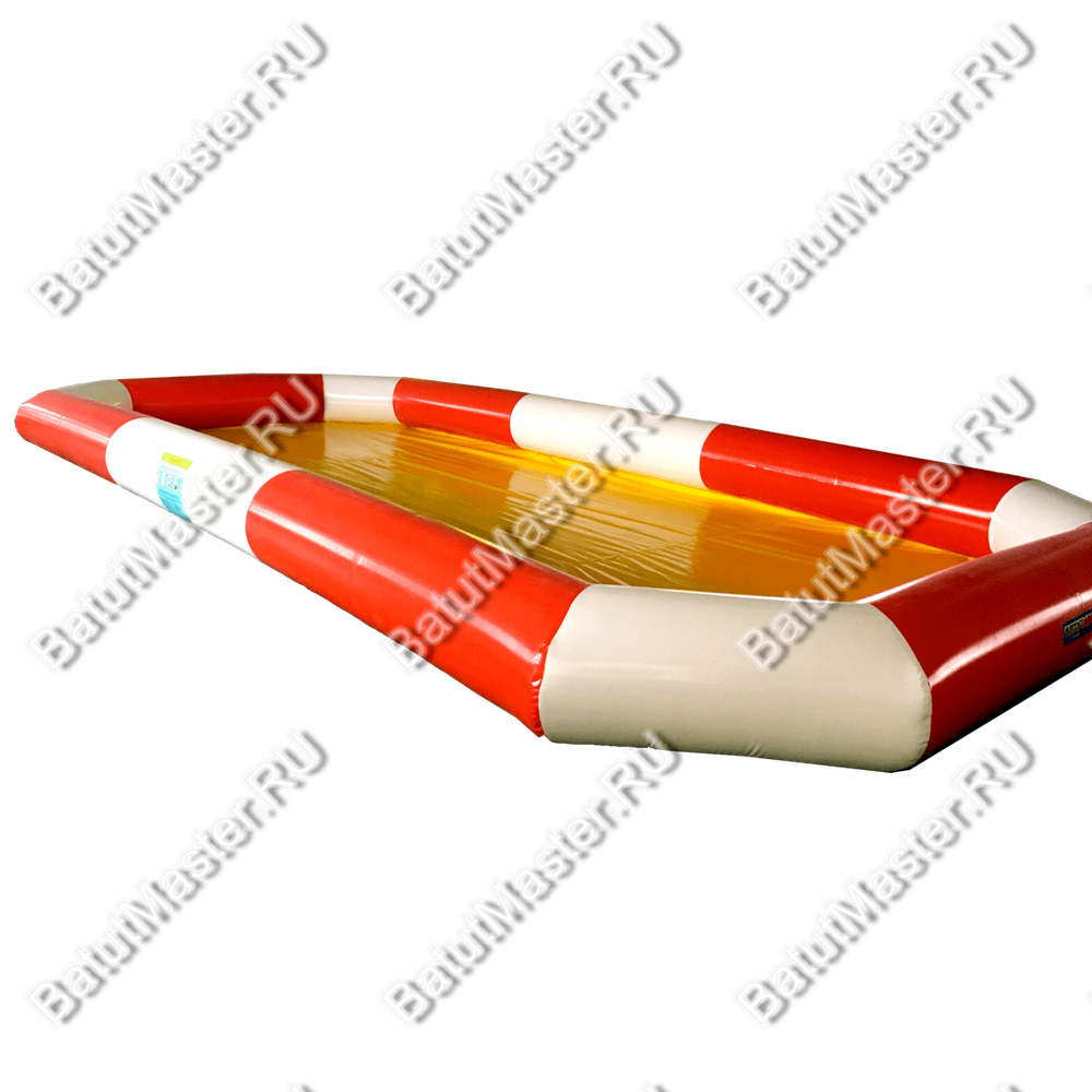 Прямоугольный надувной бассейн "Полосатик" 8*4*0.65 м