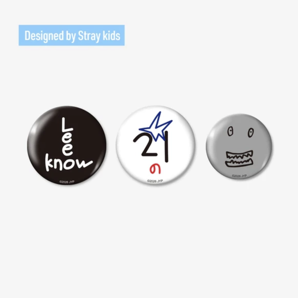 Мерч Stray Kids - [RUN IT JAPAN] BADGE SET (значки)