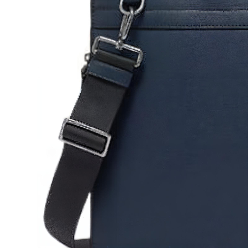 MICHAEL KORS MK Cooper Artificial Leather Handbag, Shoulder Bag, Crossbody Bag, Laptop Bag, Briefcase Men"s Marine Blue