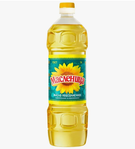 Масло подсолнечное Масленица рафинированное 1 л