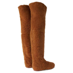 Loro Piana Over the knee Boots Women"s Brown