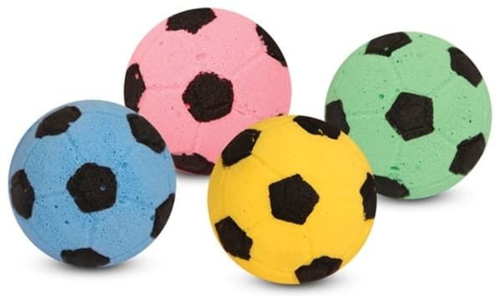 Игрушка для кошек "Мяч футбольный", d40мм (цена за 1 шт) Триол 01T Игрушка для кошек "Мяч футбольный", d40мм (цена за 1 шт) Триол 01T