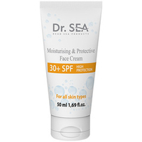 Увлажняющий и защитный крем для лица SPF30+ Dr.Sea Moisturising & Protective Face Cream 50мл