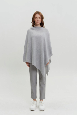 Накидка женская Т028-03 серая