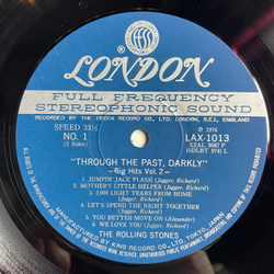Винтажная виниловая пластинка LP The Rolling Stones Through The Past, Darkly (Big Hits Vol. 2) (Japan 1976) (No Obi) Dandelion