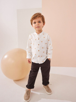 Рубашка для мальчика Next K83-269, Молочный