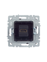 BRITE Розетка HDMI РHDMI-0-БрМ маренго IEK