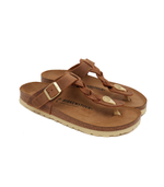 Кожаные вьетнамки Gizeh Braided LEOI Birkenstock - коричневый(1021336)