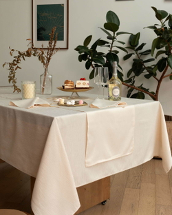 Скатерть 140х180 Sofi De MarkO Джинни бежевая