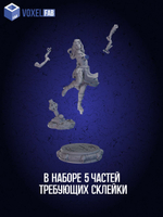 Демоническая Охотница +18. Фигурка/модель под покраску