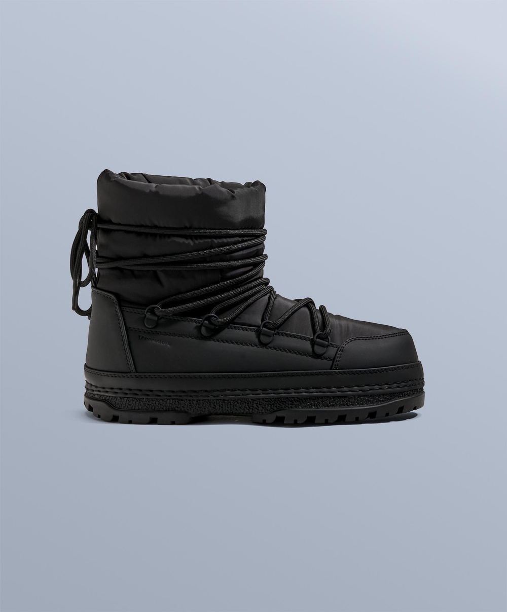 OYSHO Нейлоновые ботинки для апре-ски на шнуровке,черный