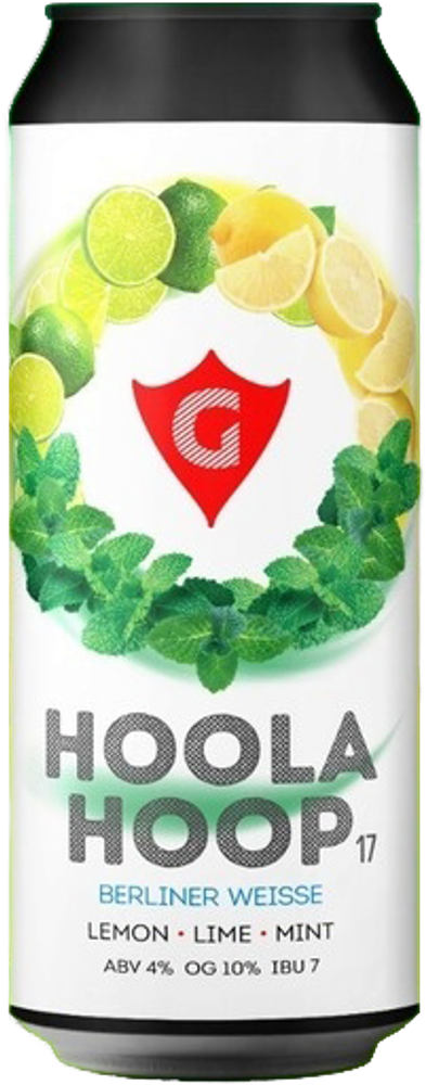 Пиво Гуси Хула Хуп 17 Лимон, Лайм, Мята / Gusi Hoola Hoop 17 Lemon, Lime, Mint 0.45 - банка