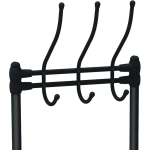 Вешалка напольная в прихожую (ВПШ3/Ч-К черный/матовый черный)