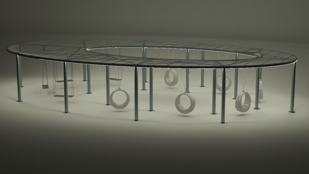 Навес с качелями Ring SK00164