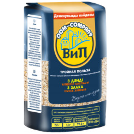 Хлопья Вип 3 злака 400 гр