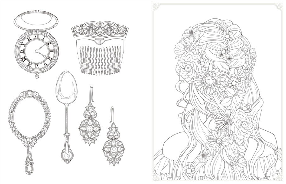 Little Mistresses. Coloring Book