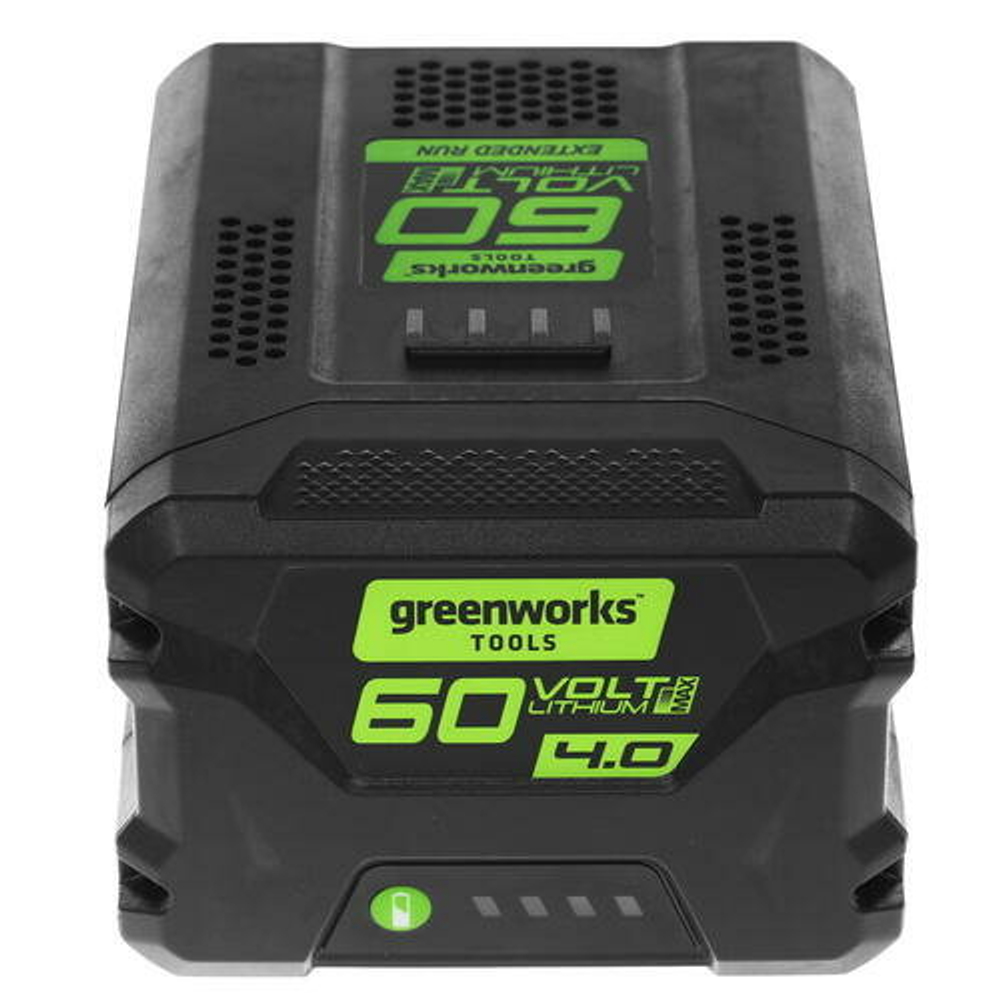 Аккумулятор для техники GREENWORKS G60B4 60В, 4Ач (2918407) ударопрочный