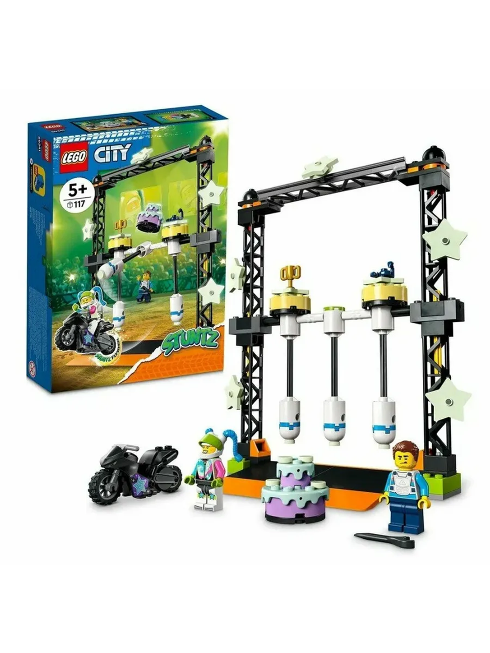 LEGO City 60341 Лего «Трюковое испытание “Нокдаун”»