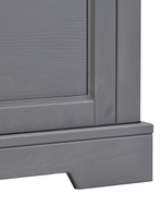 Шкаф-витрина деревянная Лэйквью 60х41х170 см, сервант с 4 полками, из массива сосны