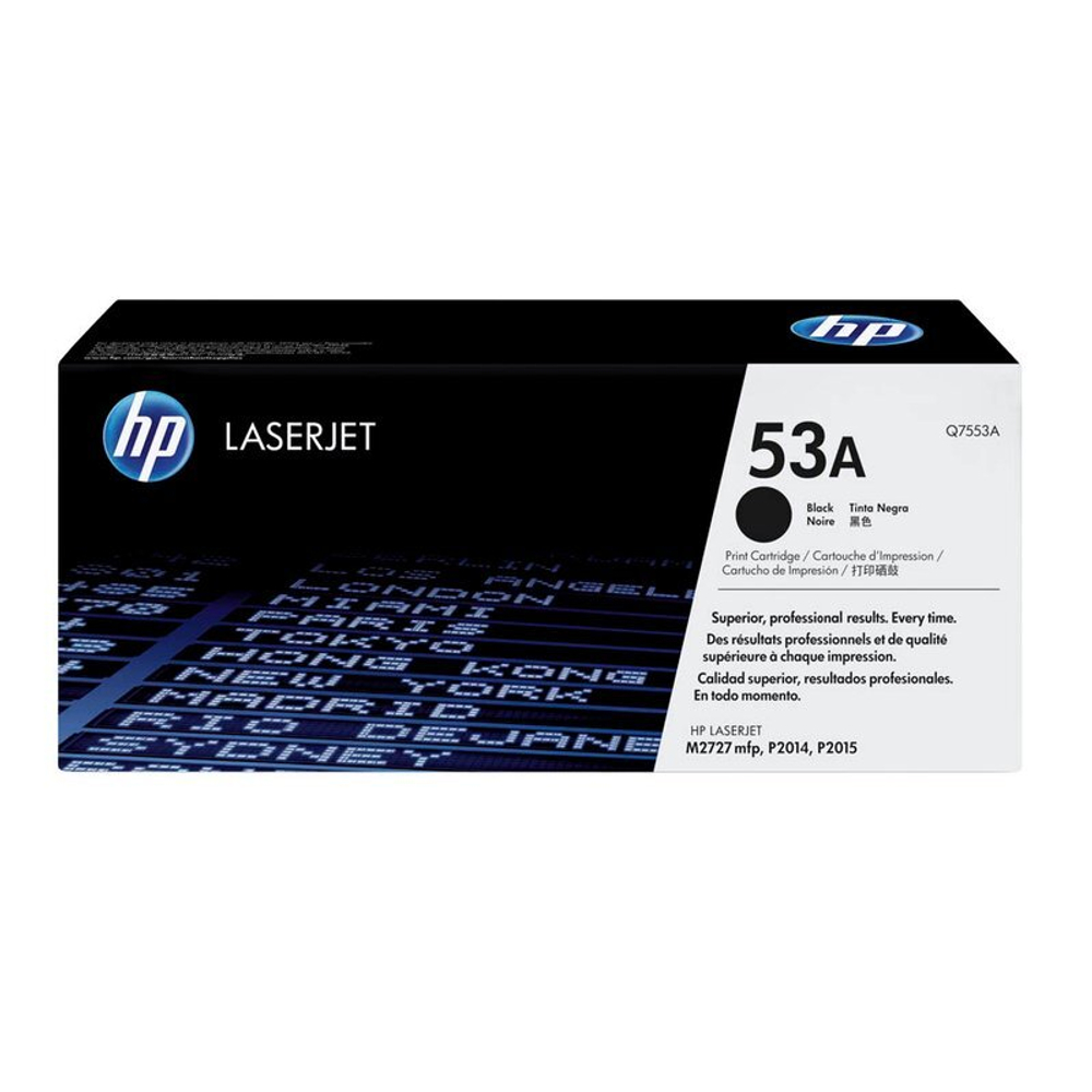 Картридж HP 53A (Q7553A) для LaserJet P2015/P2014/P2010 (3K)