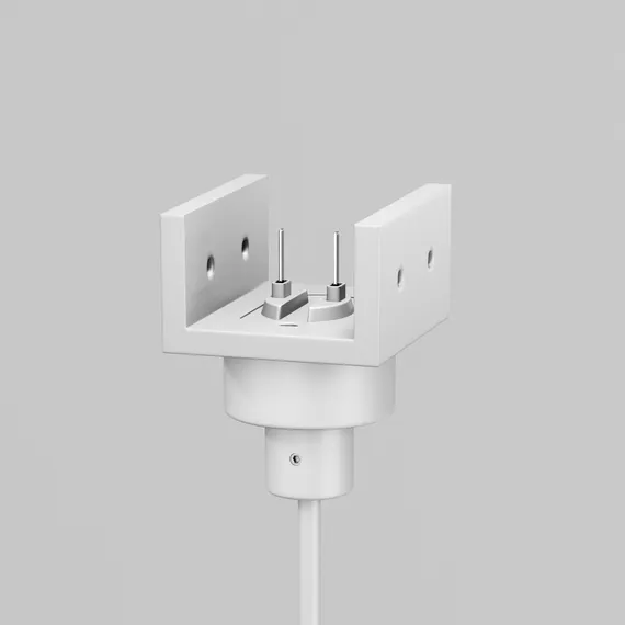 Уличный трековый светильник Кампана / Campana Elasity IP 3000K 12Вт 120° белый Outdoor o-tr01-1-p-12ww3k