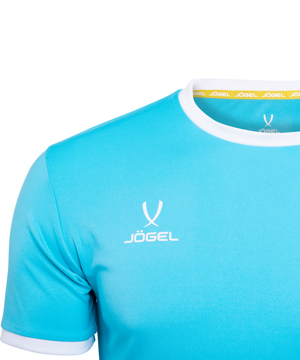 Футболка футбольная CAMP Origin, бирюзовый/белый