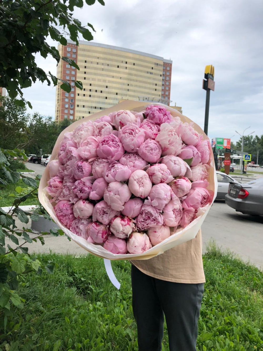 Букет из 51 пиона