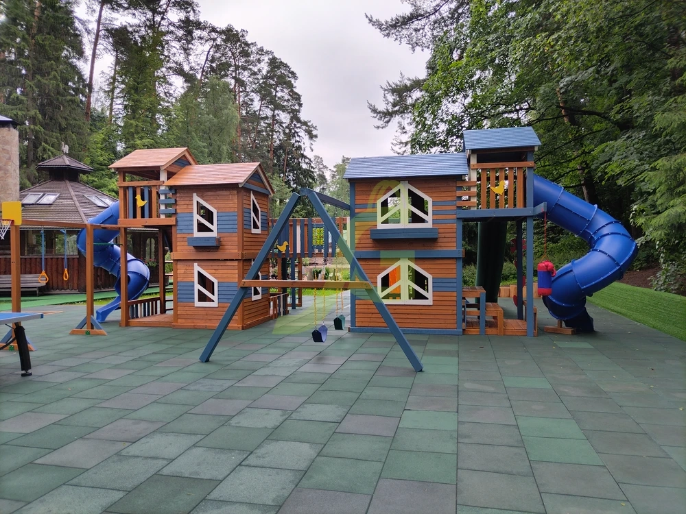 Детская деревянная площадка "Домик 7 " (мод.2)