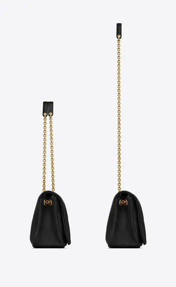 Маленькая кожаная сумка через плечо Saint Laurent Jamie 4.3