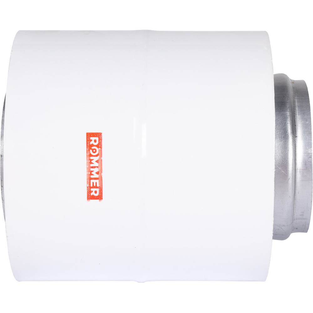 ROMMER Начальный участок вертикальный коаксиальный 60/100 (Baxi (кроме ECO Nova/Classic), Ariston, Vaillant, Viessmann, Kiturami, Mizudo, Beretta, Oasis, Wolf, Haier, Tiberis, DeDietrich, Arderia) хомут в комплекте + втулка D60 L-50