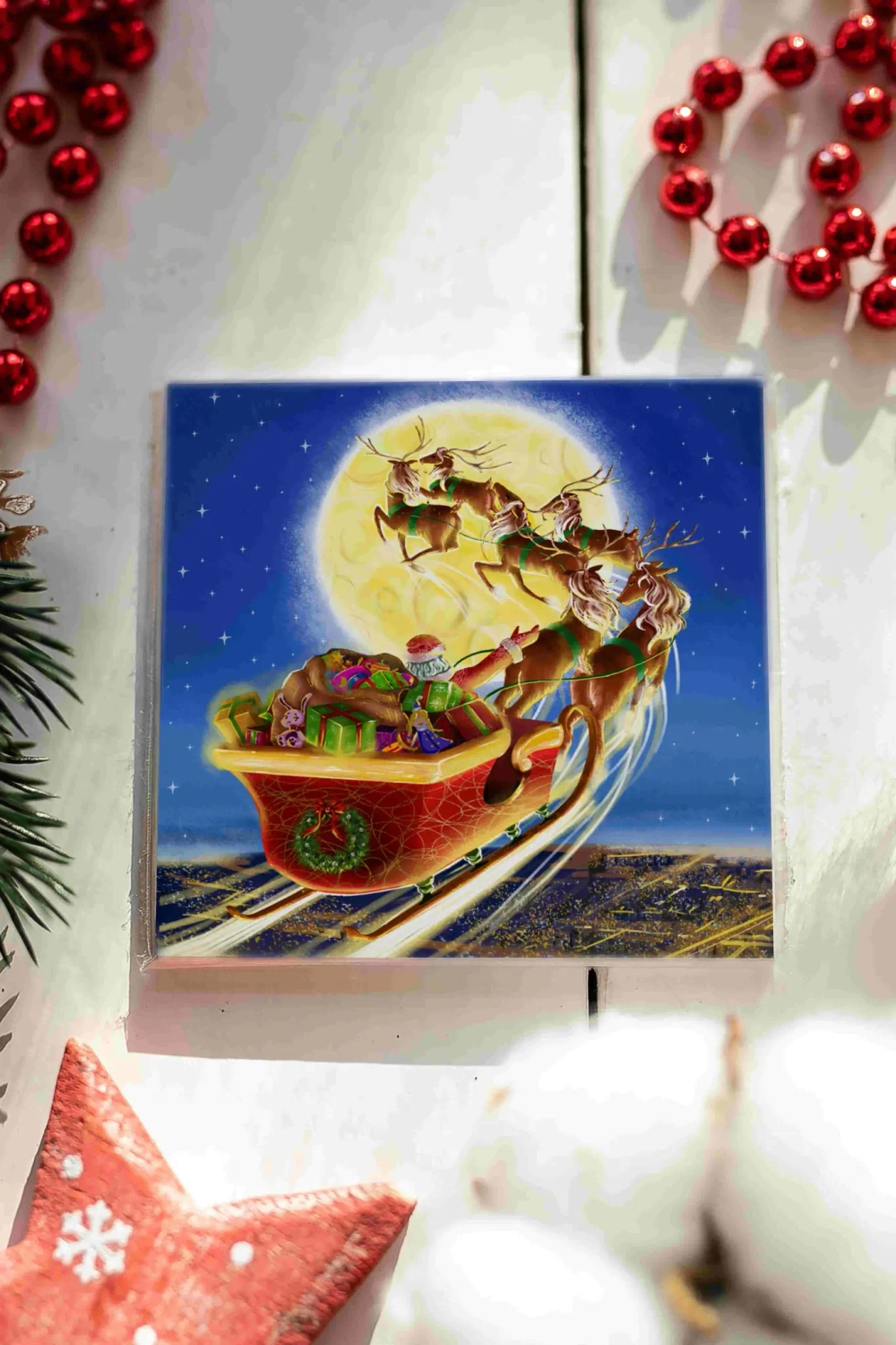 Карточка «Сани Деда Мороза» K158