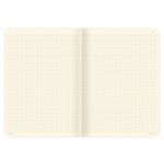 Тетрадь 60 л. в клетку обложка гладкий кожзам, сшивка, А4 (210х297мм), ТЕМНО-СИНИЙ, BRAUBERG VIVA, 403906