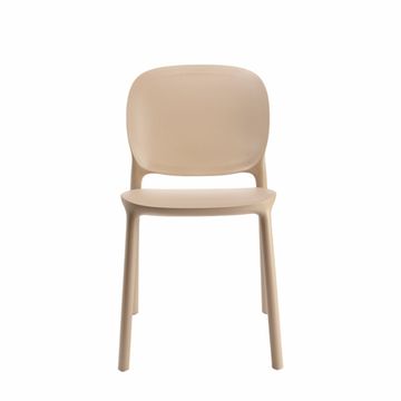 Стул пластиковый Hug Go Green бежевый