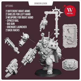 Миниатюра Ogrkin Gauptman of Crimson Legion