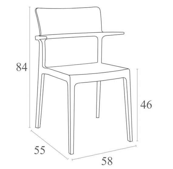 Стул Plus красный