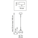 Подвесной светильник Globo Lightstar 813117