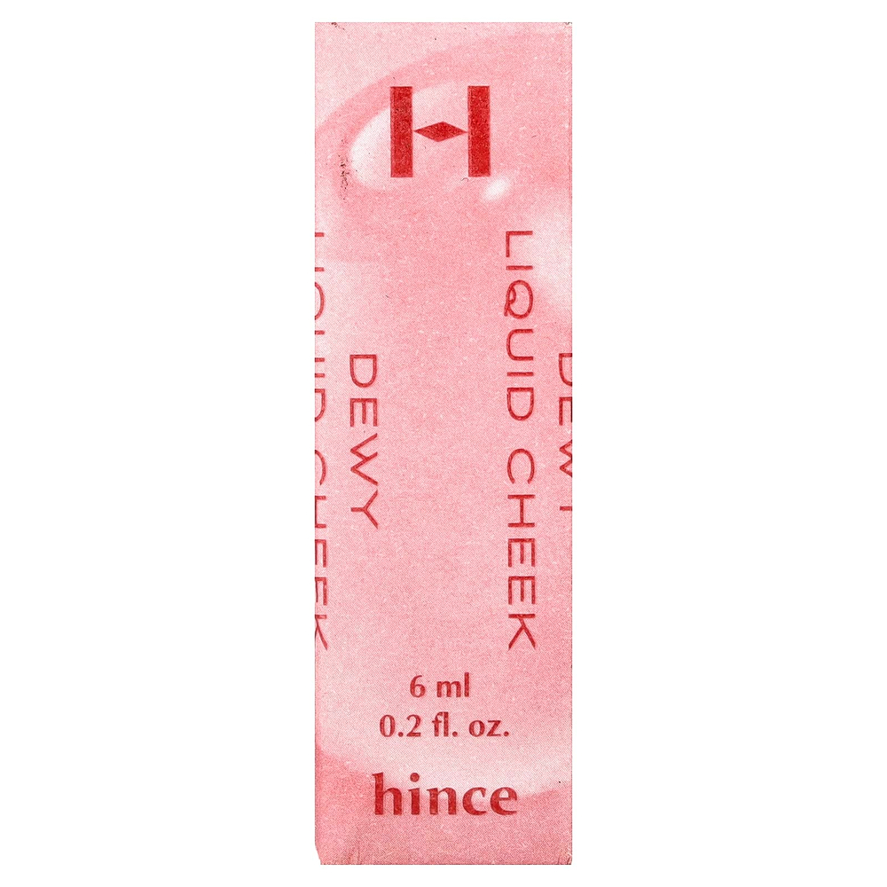 Hince, Dewy Liquid Cheek, жидкий крем для лица, LC005, красный, 6 мл (0,2 жидк. унции)