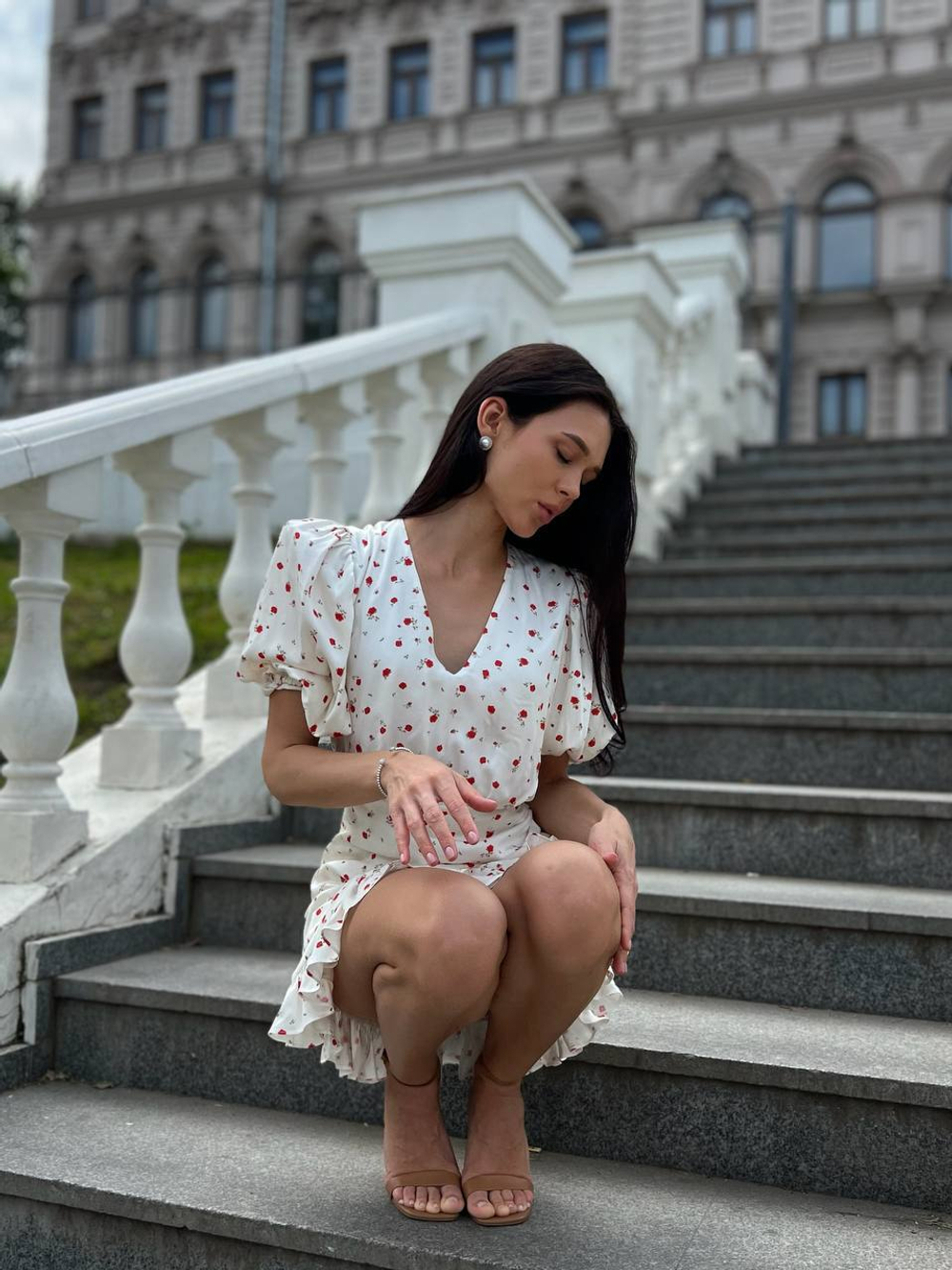Платье Мини Белла в белом цвете