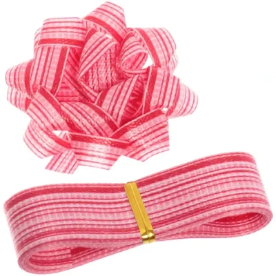 Набор для декорирования «Стиль» бант 6см, лента 2см (3м), Красный