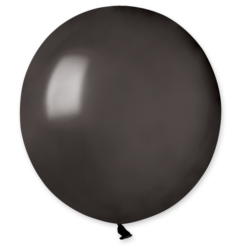Шар латексный Металлик 69 см (Черный)