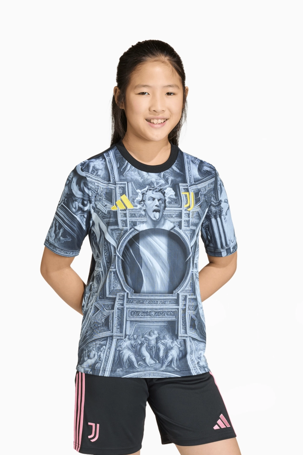 Футболка adidas Juventus FC 25/26 Pre-Match Junior - черный