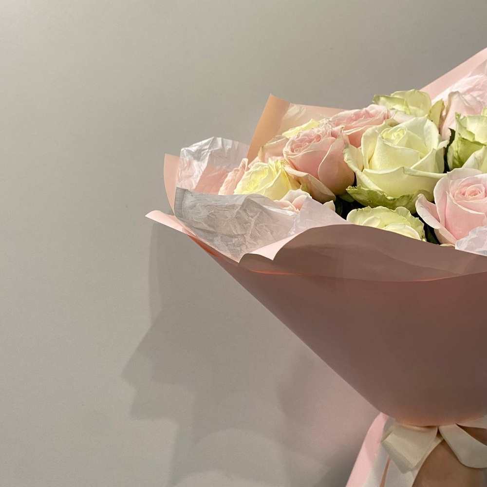 15 нежных роз