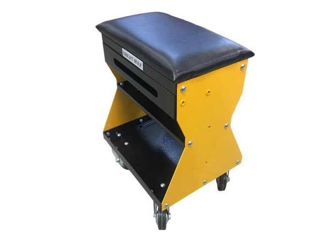 Great Wolf (GWT-Y1) Подкатной ремонтный стул (желтый)