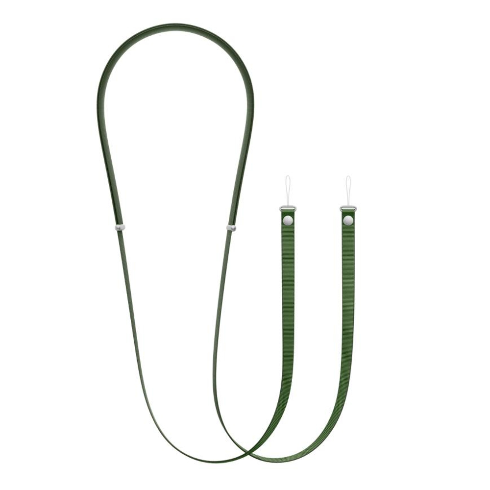 Тканевый ремешок через плечо Apple Crossbody Strap для iPhone Регулируемый ремешок кросс-боди. Длина — 108–208 см. Можно носить на шее. Обратите внимание: для использования необходим совместимый чехол