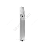 Радиатор биметаллический Monolit 500 8 секций Qну=1568 Вт RAL 9016 (белый) RIFAR M 500-8
