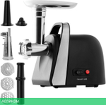 Мясорубка Galaxy Line GL 2419 черный/серебристый (ГЛ2419Л)
