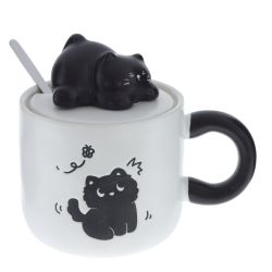 GAEM Кружка с крышкой, 360 мл, L14 W10 H12 см, 4в.