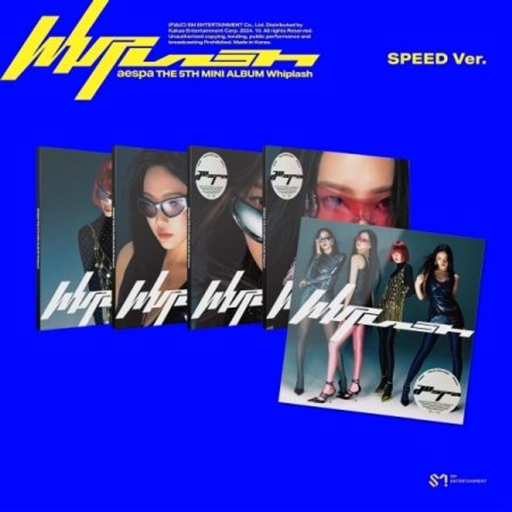 Альбом aespa - WHIPLASH 5th Mini Album SPEED RANDOM Version
