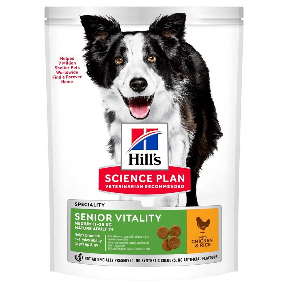 Hill's Mature 7+ Senior Vitality - корм для собак старше 7 лет